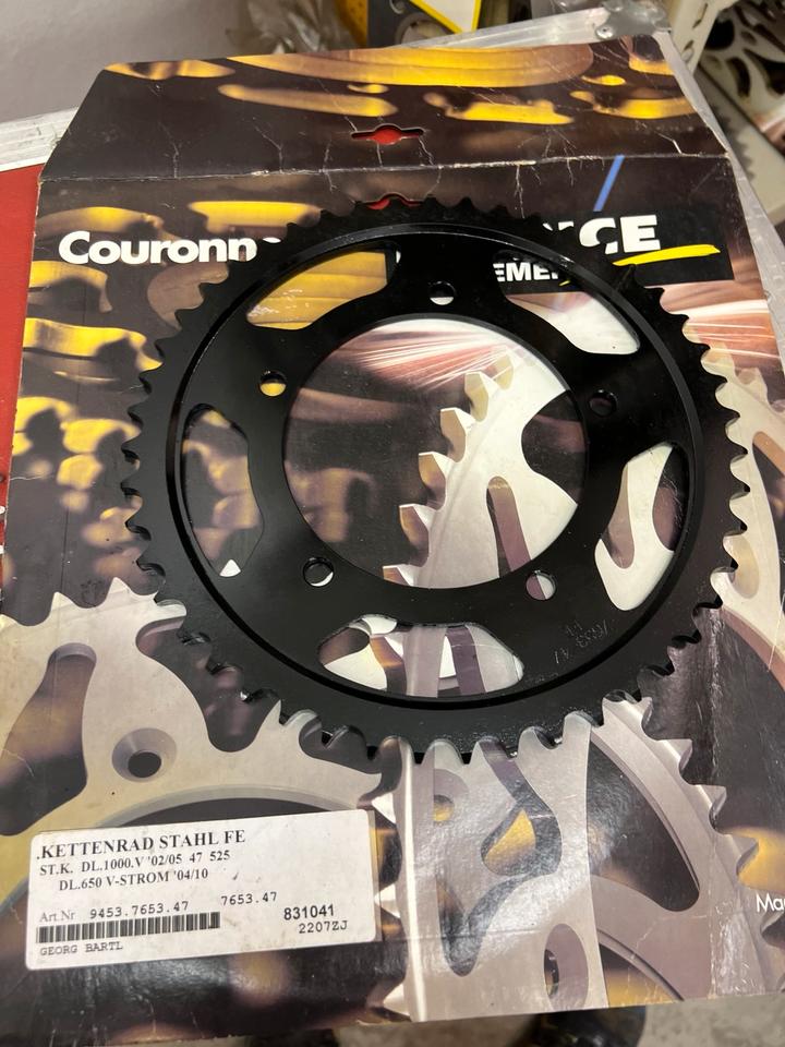 Suzuki DL650 1000 VStrom 650 1000 kettenrad 47Z 525 neu 20€