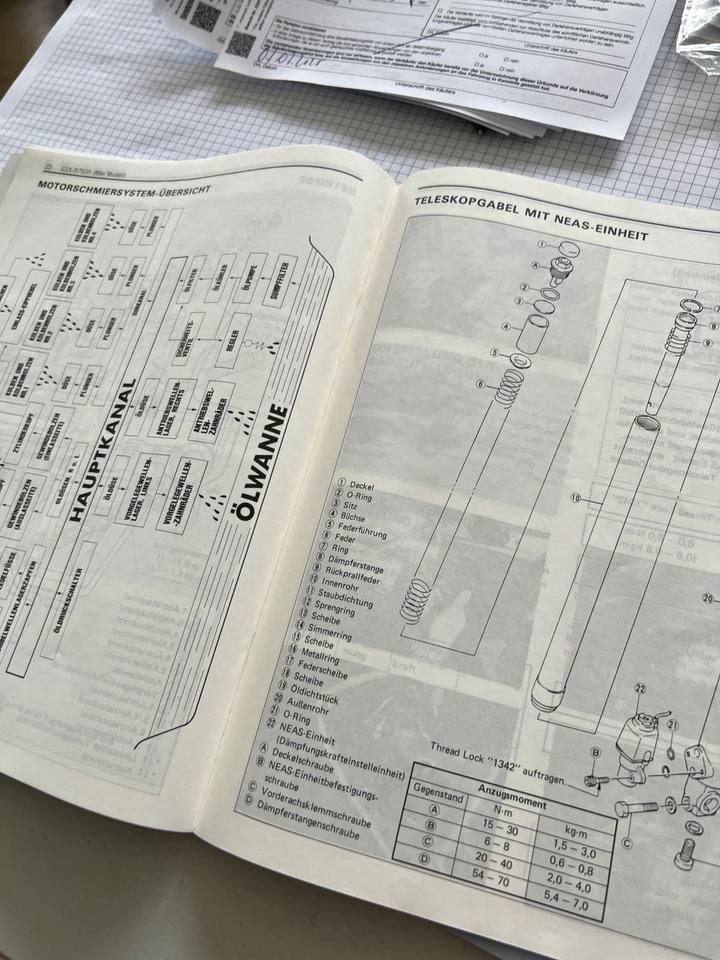 Suzuki gsxr 750 r wartungsanleitung Werkstatt Handbuch 110€