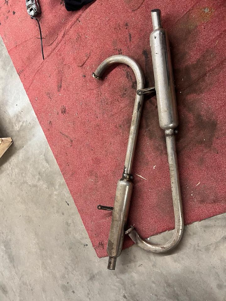 Dkw nz 250 Auspuff Anlage komplett 110€