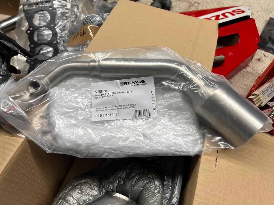 Vespa gts 125 Remus Sport Auspuff 350€ neu