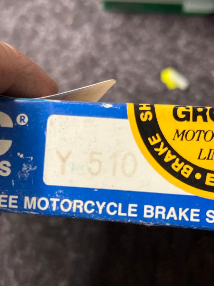 Yamaha xt 550 Bremsbeläge EBC Y 510 neu 10€