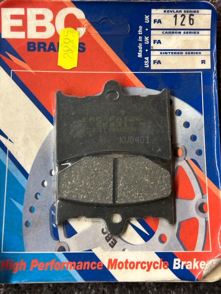 Aprilia RS 125 Bremsbeläge vorne EBC FA 126 neu 15€