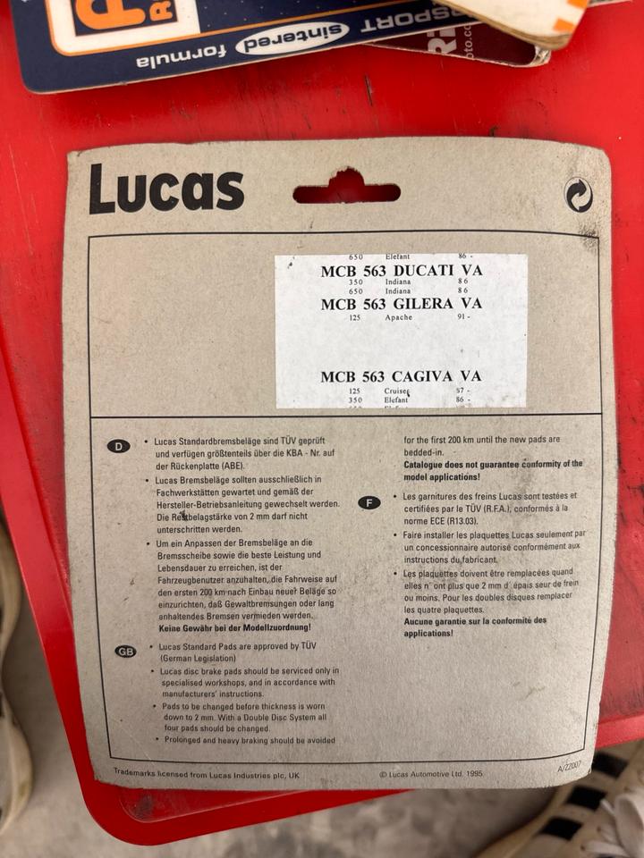 MCB 563 Ducati 350/650 cagiva 125/350 Elefant