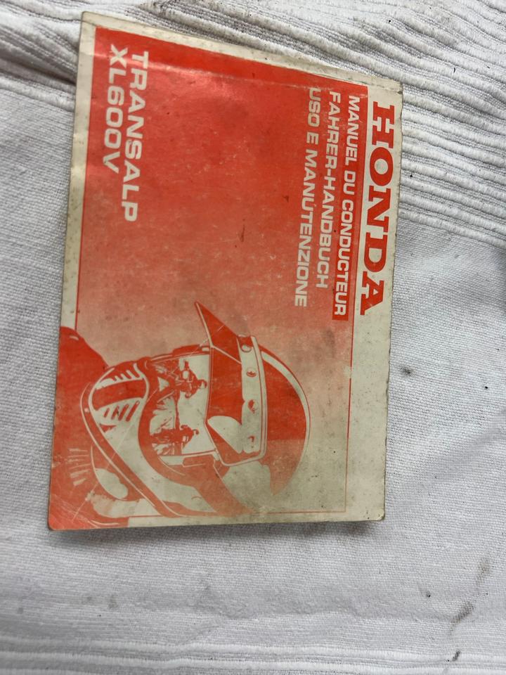 Honda Trans Alp 600 fahrer Handbuch 20€ Bedienungsanleitung