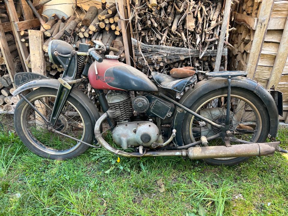 Triumph BD 250 Wehrmacht Scheunenfund 6000€