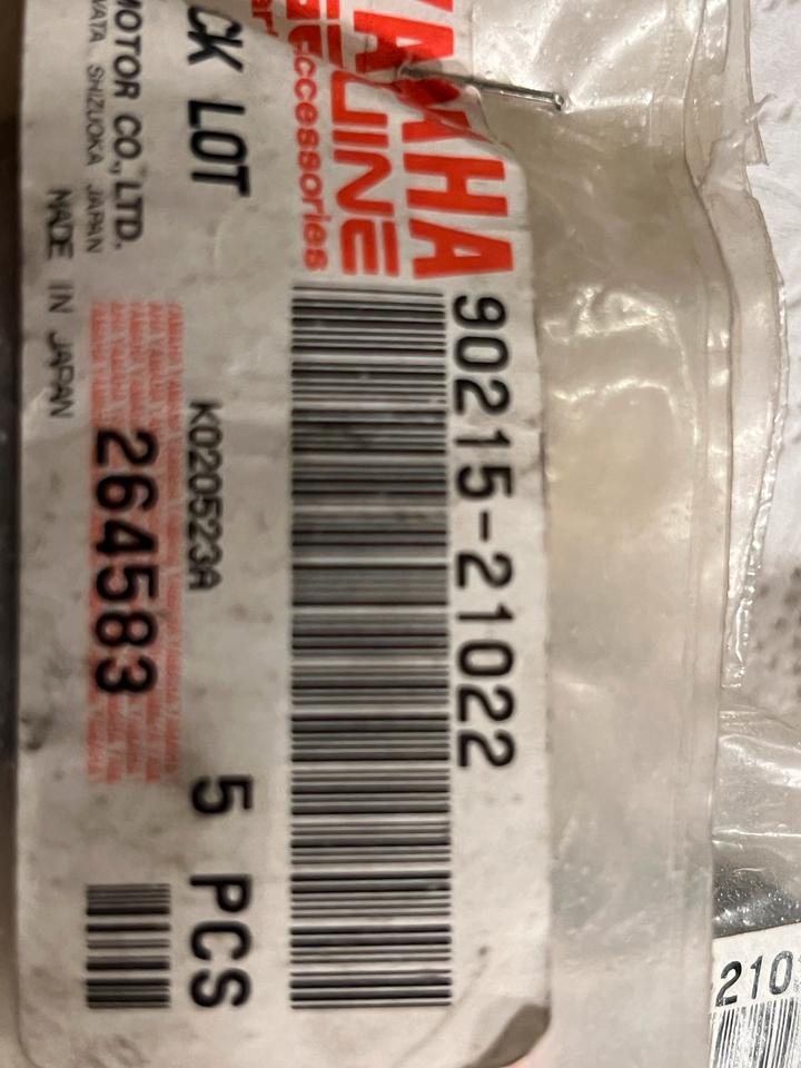 Yamaha RD 350 RD 250 sicherungsblech ritzel 90215-21022