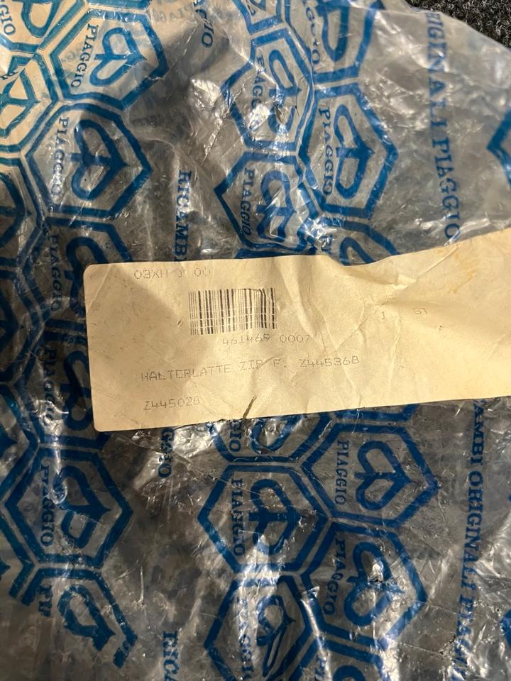 Piaggio zip tph halteplatte Z 445368 neu 20€