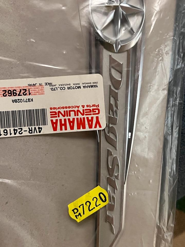 Yamaha xvs 650 dragstar Tank Emblem neu 4VR-24161-00
