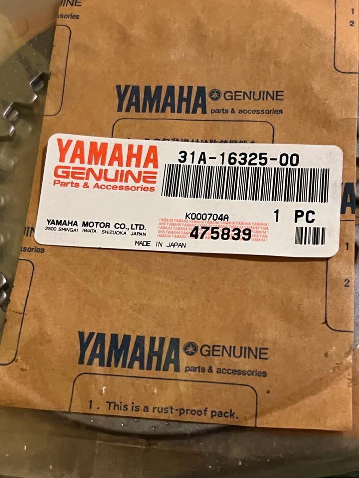 Yamaha FZR 1000 Kupplungscheibe stahlscheiben