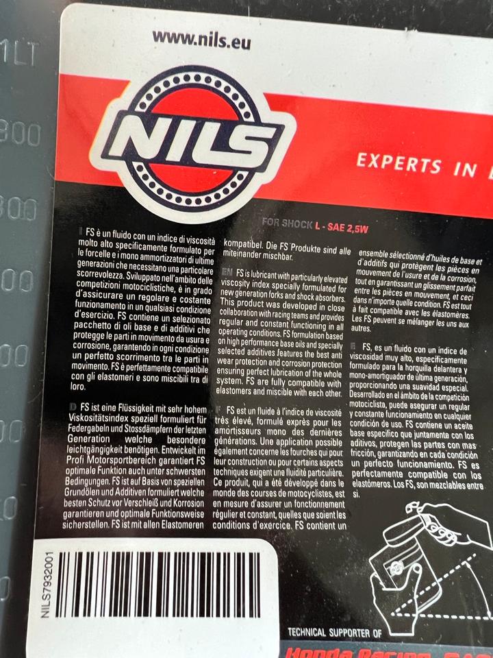 Gableöl Nils Racing Gabelöl 2,5 w 1 Liter 18€