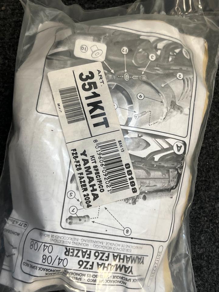 Yamaha Fz 6 montagekit für topcase givi 351KIT neu 50€