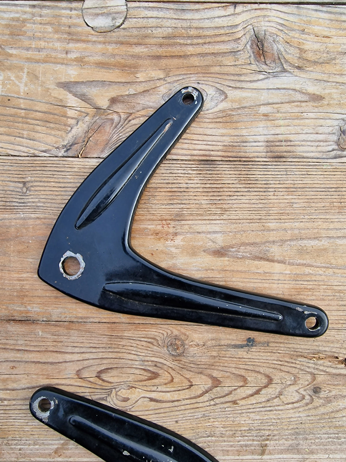 Zündapp KS 600 Lampenhalter rechts links Originallack