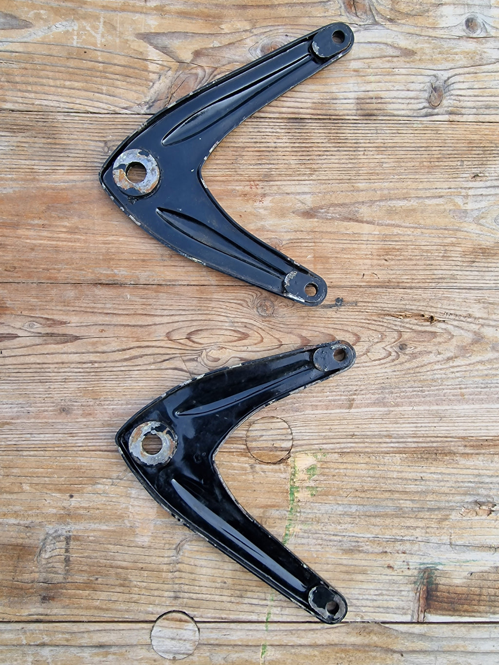Zündapp KS 600 Lampenhalter rechts links Originallack