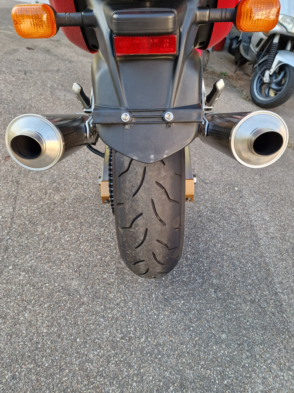 Ducati ST4 Kohlefaser Racing Auspuffanlage