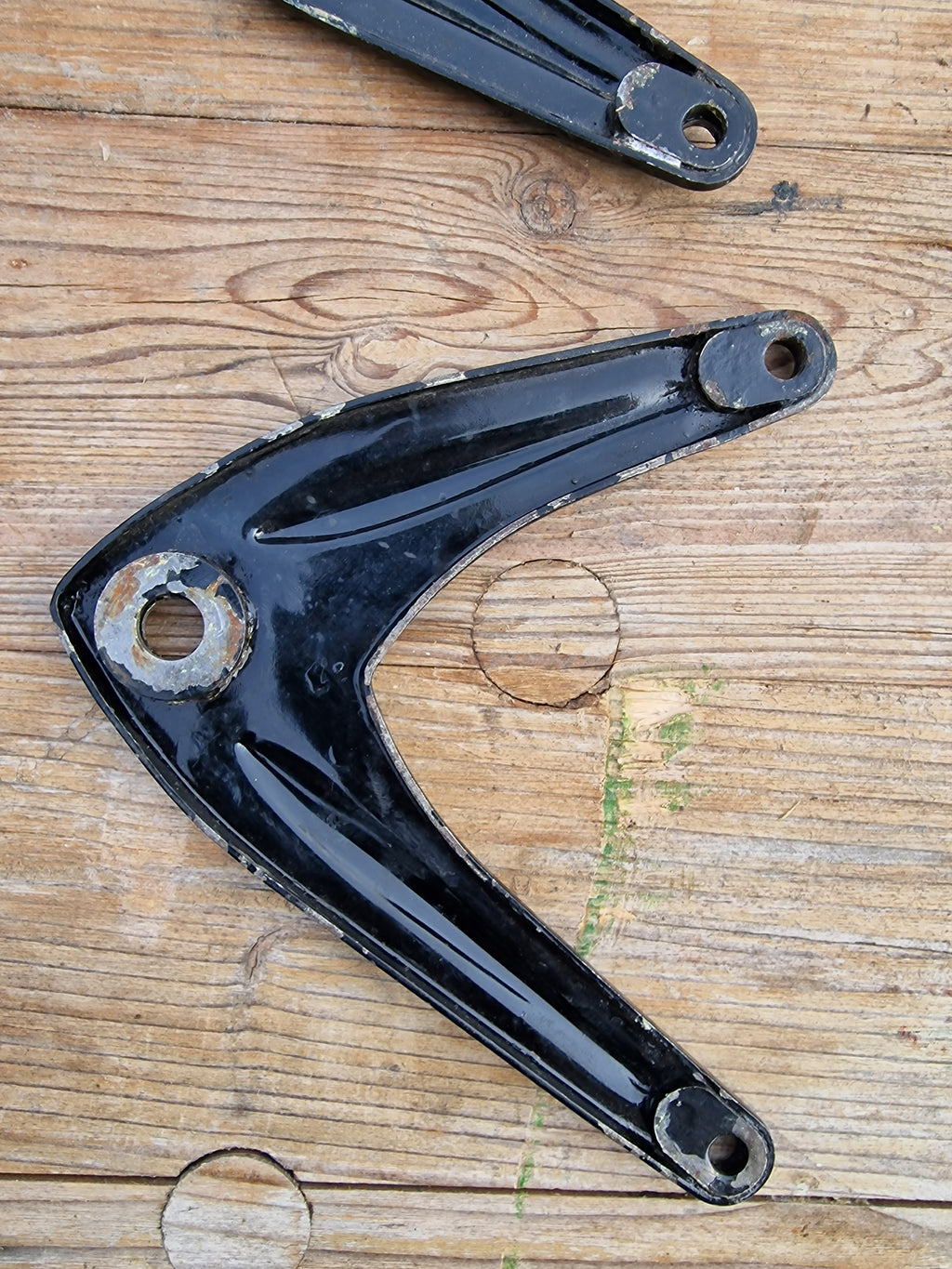 Zündapp KS 600 Lampenhalter rechts links Originallack