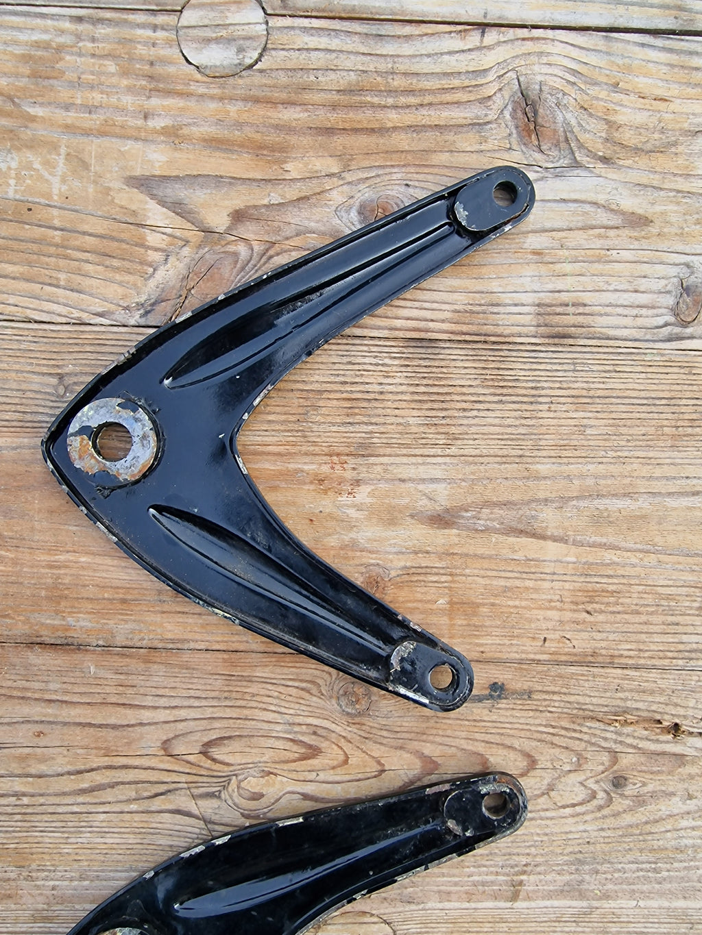 Zündapp KS 600 Lampenhalter rechts links Originallack